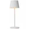 Fashion Straluma Witte tafellamp oplaadbaar inclusief dimbaar LED IP54