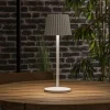 Fashion Straluma Witte tafellamp oplaadbaar inclusief dimbaar LED IP54