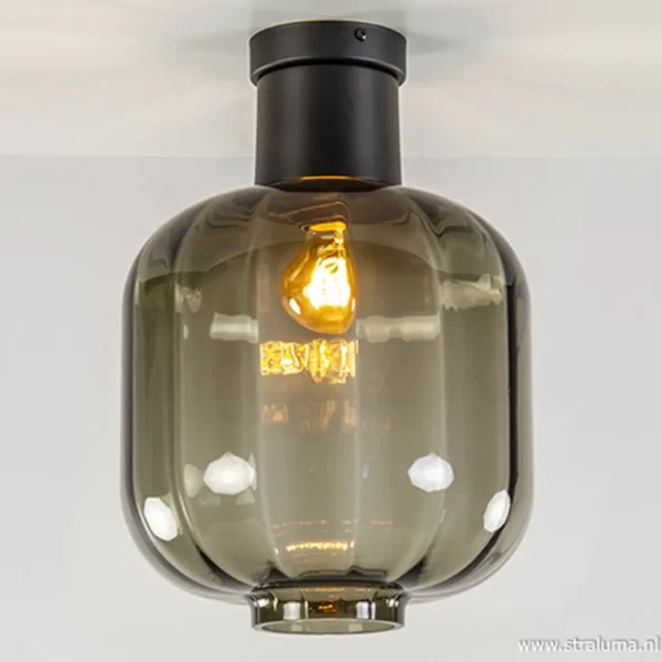 Sale Straluma Zwart glazen plafondlamp luxury