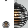 zwart_metalen_hanglamp_bo_1.webp Cheap Straluma Zwart metalen hanglamp bol 30 cm