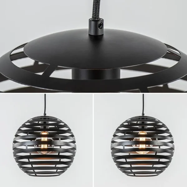 zwart_metalen_hanglamp_bo_3.webp Cheap Straluma Zwart metalen hanglamp bol 30 cm