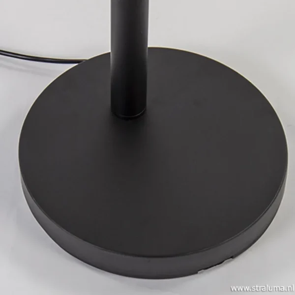 Flash Sale Straluma Zwarte boog vloerlamp LED dimbaar