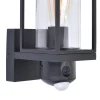 zwarte_buitenlamp_rechtho_1.webp Best Sale Straluma Zwarte buitenlamp rechthoek met glas en camera