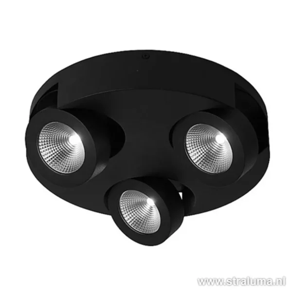 Store Straluma Zwarte design plafondlamp LED