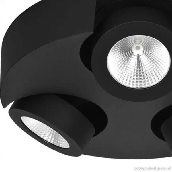 Store Straluma Zwarte design plafondlamp LED
