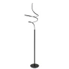 Best Straluma Zwarte krul vloerlamp LED dimbaar