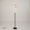 Best Straluma Zwarte krul vloerlamp LED dimbaar