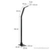 Fashion Straluma Zwarte led vloerlamp met touchdimmer