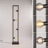 Flash Sale Straluma Zwarte metalen vloerlamp open frame