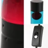 zwarte_tafellamp_lava_bla_2.webp Shop Straluma Zwarte tafellamp lava blauw met rood