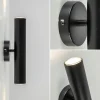 Shop Straluma Zwarte wandlamp up+down cilinder GU10